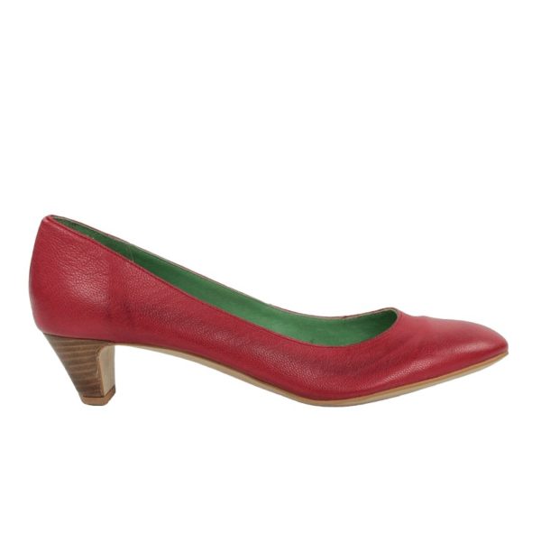 Zapatos rojos blandos.t028x